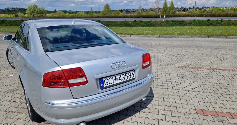 Audi A8 cena 34500 przebieg: 319700, rok produkcji 2007 z Chojnice małe 254